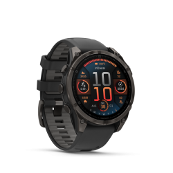 Fenix 8 - 47 mm AMOLED Sapphire, Titane Carbon Gray DLC